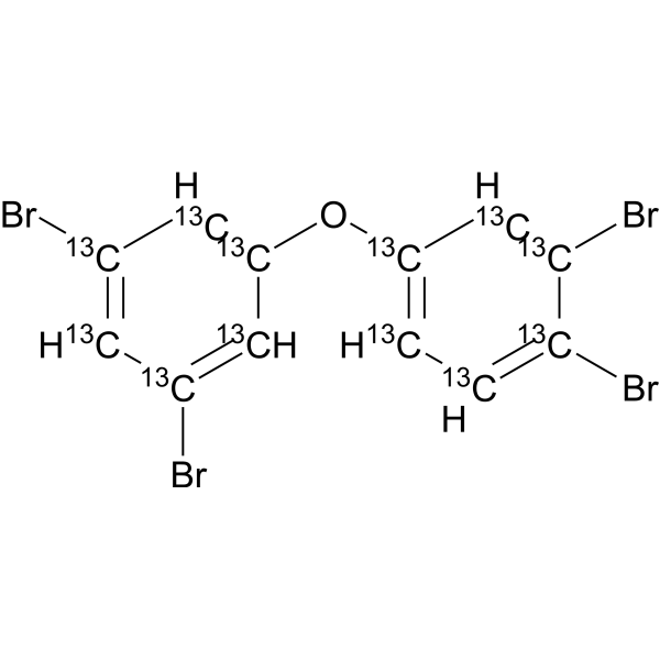 3,3′,4,5′-Tetrabromodiphenyl ether-13C12
